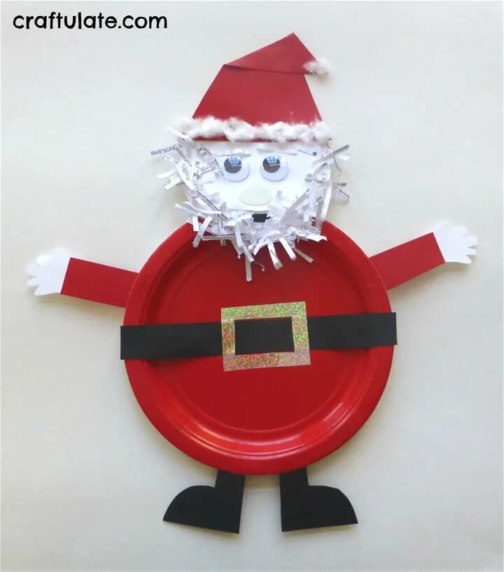 Paper Plate Santa Craft For Toddlers Paper Plate Santa Craft Ideas for Kids