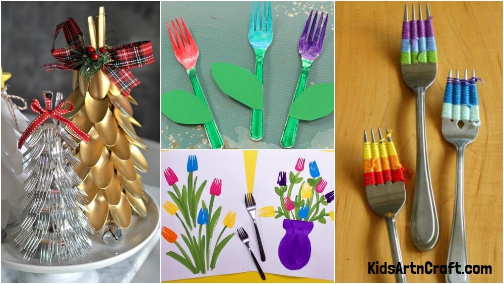 Plastic Fork Crafts For Kids