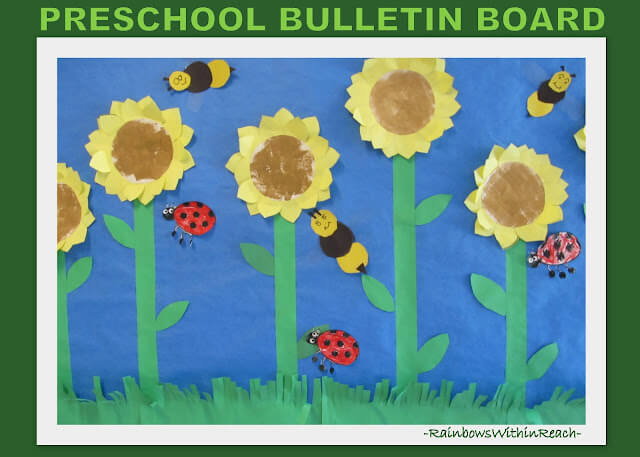 Preschool Bulletin Board Art Idea For Spring Classroom Decoration