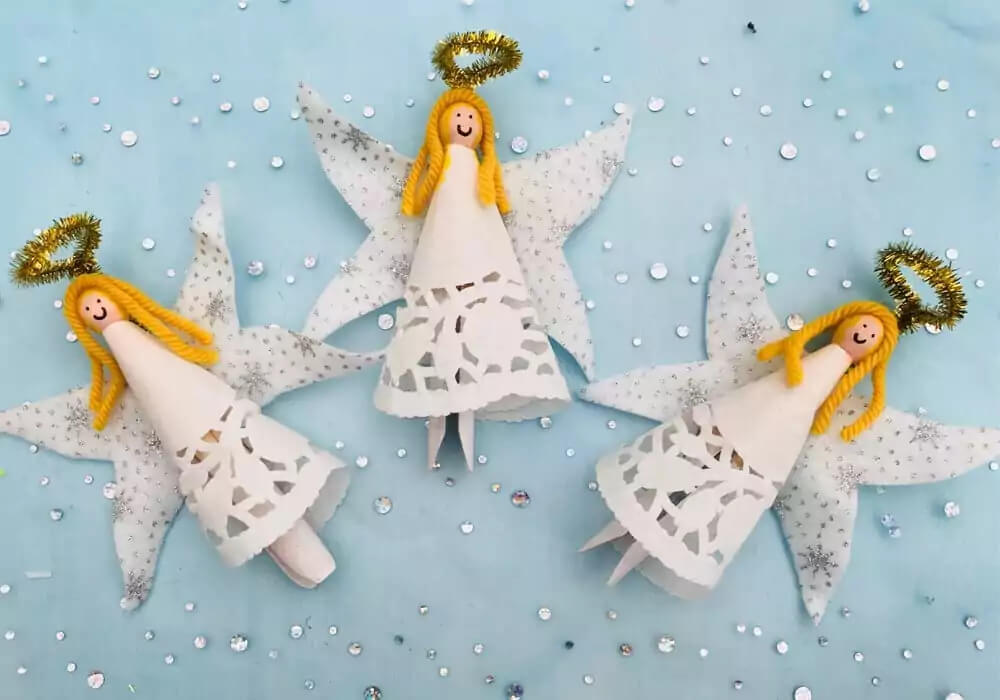 Pretty Clothespin Angel Crafts For KidsClothespin Angel Crafts For Kids