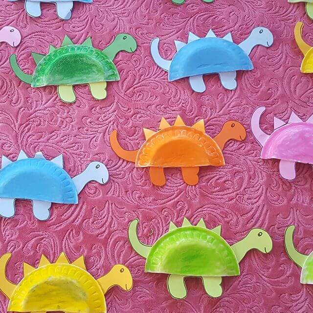 Pretty Paper Plate Dinosaur Craft Activities For Preschoolers Paper Plate Dinosaur Craft For Kids