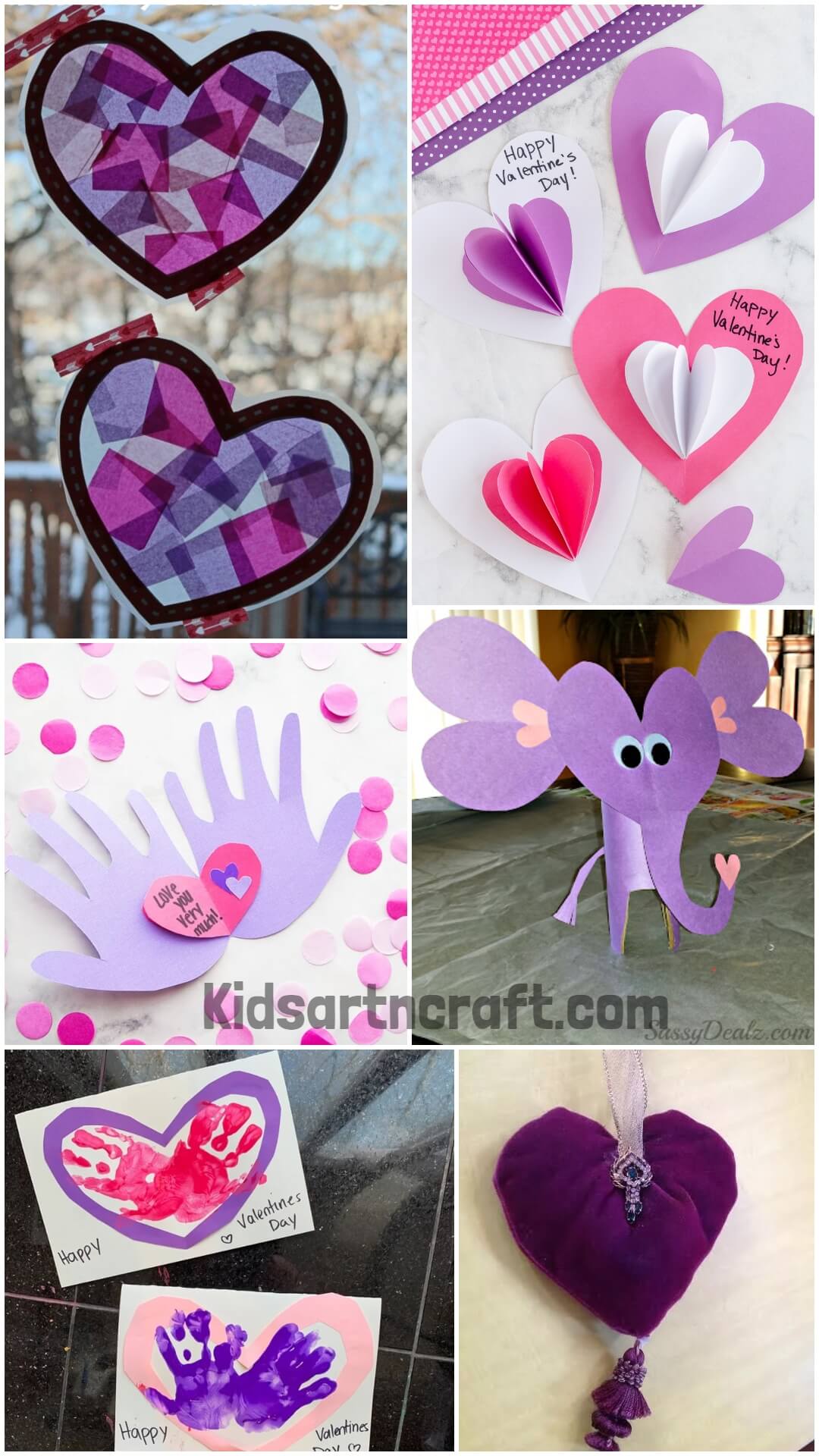 Purple Heart Craft Ideas Kids Art & Craft