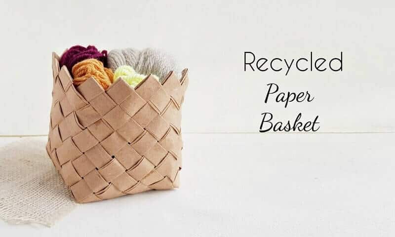 Recycled Paper Basket Weaving Craft Tutorial For AdultsPaper Woven Crafts &amp; Designs