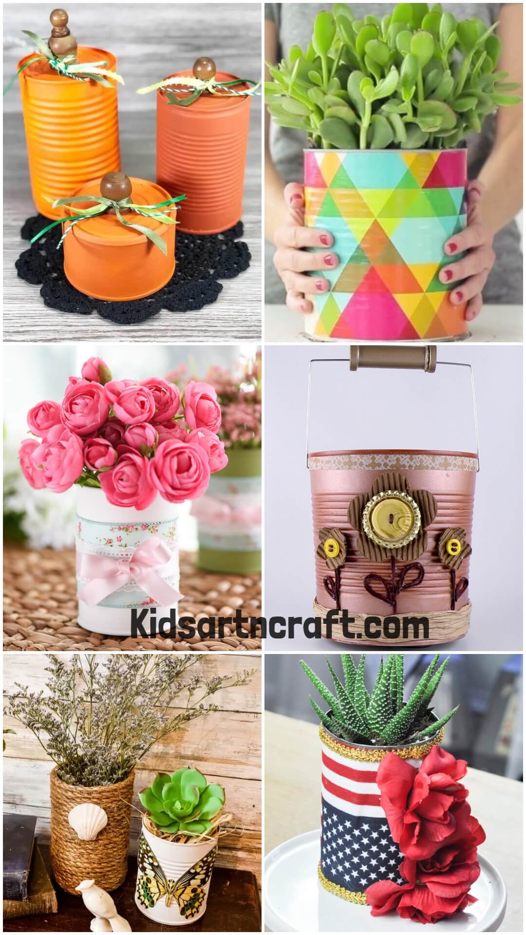 Recycled Tin Can Decoration Ideas