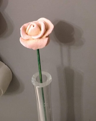  Salt Dough Rose Flower DIY Craft Activity