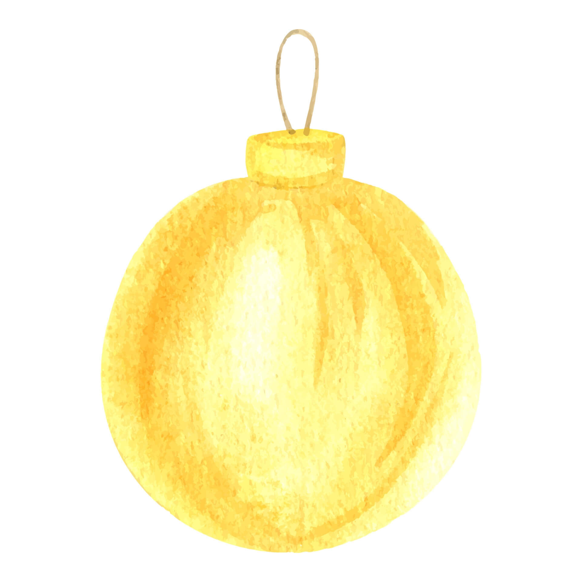 Shining Gold Watercolor Christmas Balls Craft For Kids To PaintPainting Balls With Watercolor 