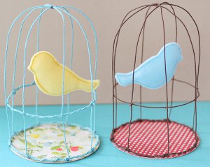 Simple And Easy Felt Bird & Bird Cage Craft DIY
