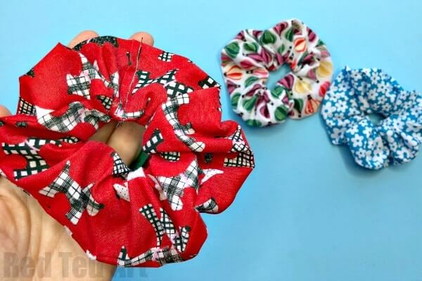 Simple & Easy Hair Scrunchies DIY Craft Idea for Girls