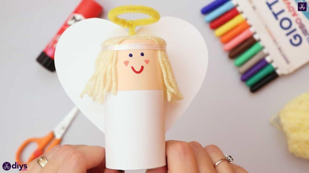 Simple & Easy Toilet Roll Angel Craft For Toddlers