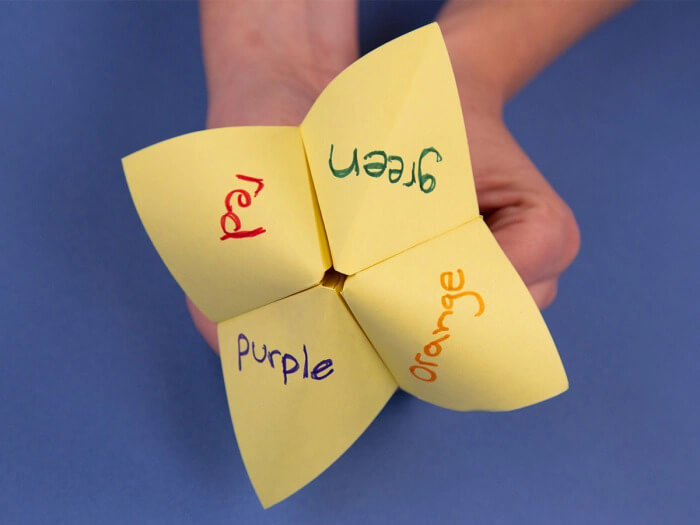 Simple & Fun Fortune Teller Origami Crafts Fortune Teller Origami Crafts
