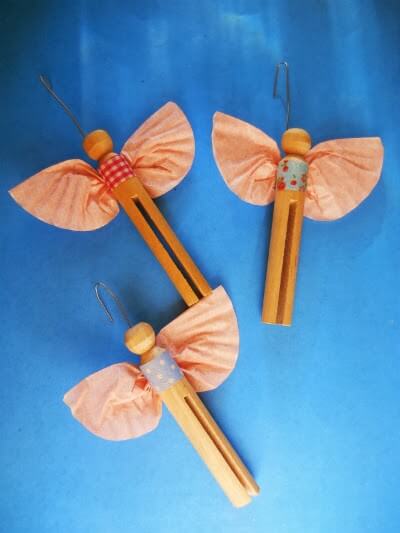 Simple & Quick Clothespin Angel Crafts For KidsClothespin Angel Crafts For Kids