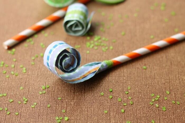 Simple & Quick Paper Straw Blowers For Kids Play Fun To Make Paper Straw Crafts