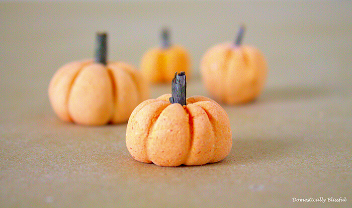 Simple Salt Dough Halloween Pumpkin Miniature Craft DIY For Toddlers