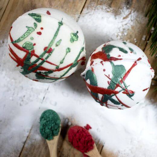 Simple To Make Christmas Bath Bomb Craft Idea At Home Christmas Bath Bomb Craft Ideas