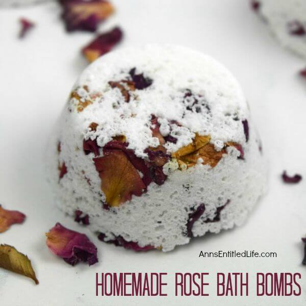 Simple To Make Rose Bath Bomb Idea For BeautyFun To Make Bath Bomb Crafts