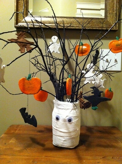 Spooky Salt Dough Halloween Ornamentals Tree Craft For Toddlers Salt Dough Crafts Halloween