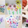 Stamping Flower Art Ideas