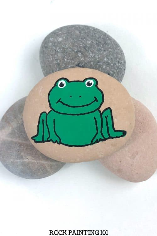 Step-By-Step Frog Rock Tutorial For Kids