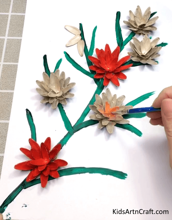 Adorable Sunflower Seeds Flower Craft For kids With Tutorial