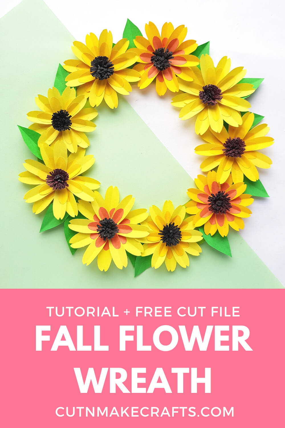 Super Easy Paper Flower Wreath Craft Project For KidsCardstock Crafts To Sell