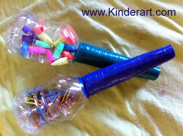 Super Fun Maraca Musical Instrument To Make At Home Amazing Maracas Crafts Out Of Water Bottle