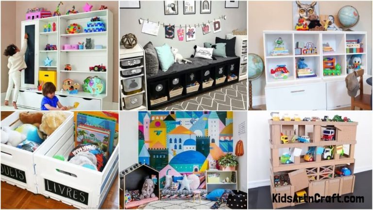 Toy Storage Ideas for Playroom - Kids Art & Craft