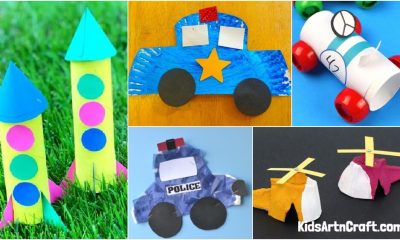 Transportation Art & Craft Projects for Toddlers