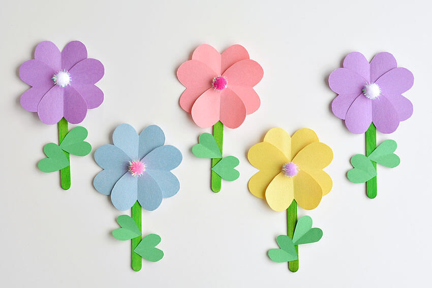 Unique Flower Craft For Toddlers To Play With