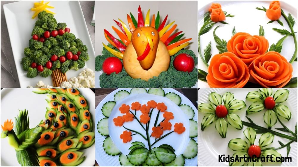Vegetable Decoration Ideas - Kids Art & Craft