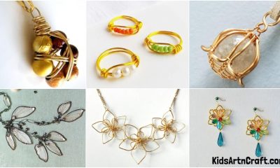 Vintage Wire Flower Jewelry Ideas