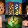 Wax Paper Lanterns DIY Ideas