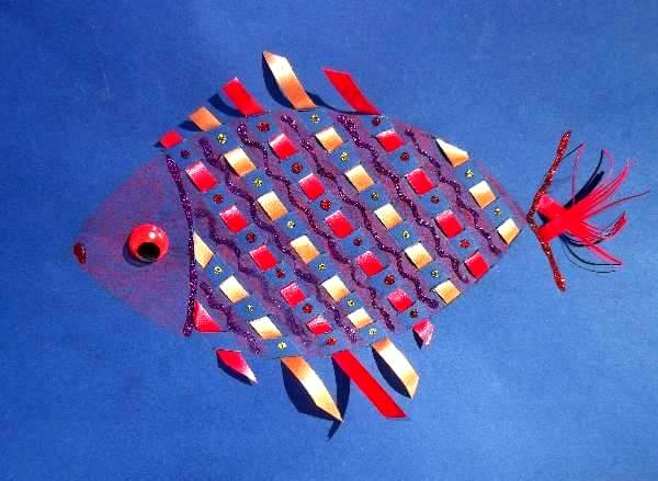 Wonderful Paper Weaving Fish Wall Art Idea For Home DecorPaper Woven Crafts &amp; Designs