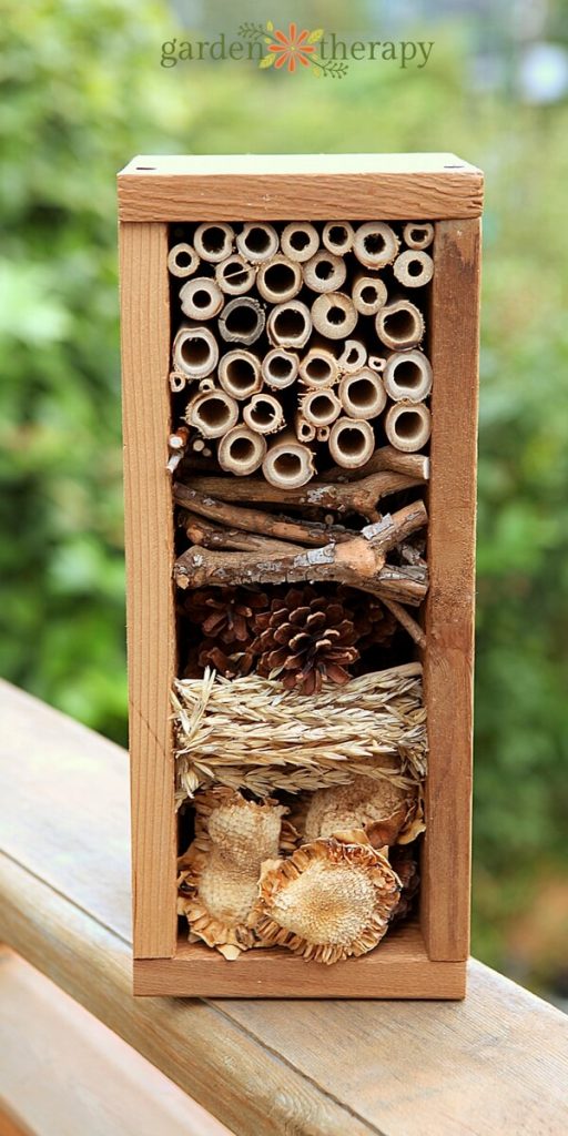 Wooden Amazing DIY Bug Hotel Ideas for Outdoor Garden