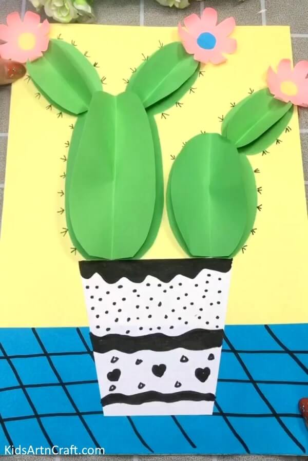 Amazing 3D Cactus Craft Ideas For Kids