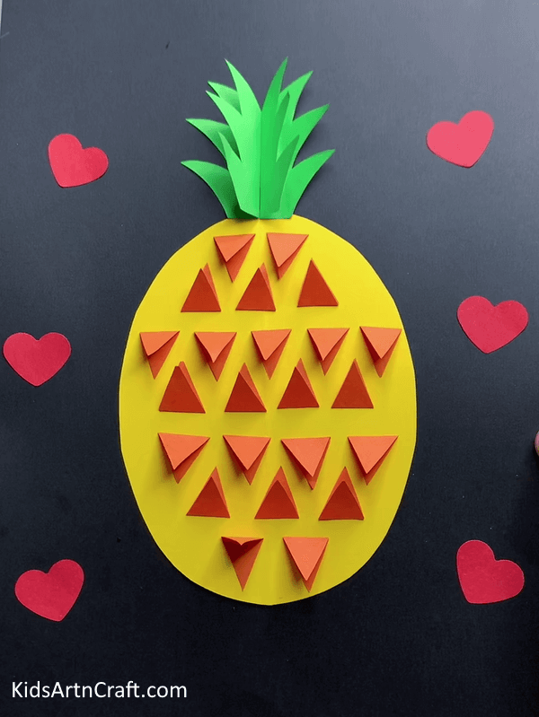 3D Pineapple Paper Craft For Kids You'll Want To Make Too!