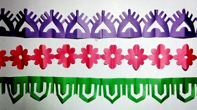 Adorable Paper Cutting Border Design Art Idea For Home Decor