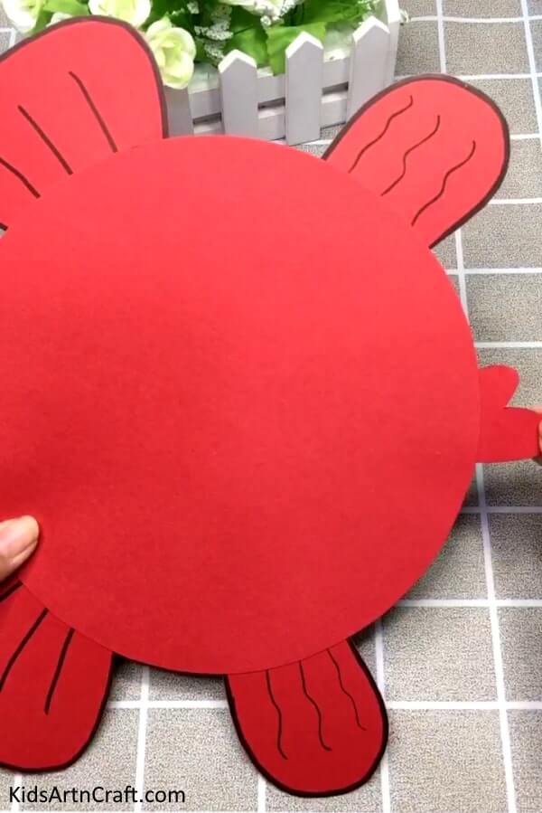 A Construction Paper Is Used To Make Fish Craft Idea For Preschoolers