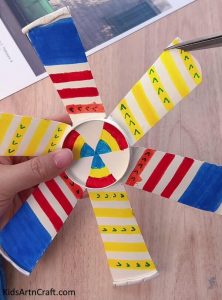 Colorful Paper Cup Windmill Craft - Easy To Make Tutorial - Kids Art ...