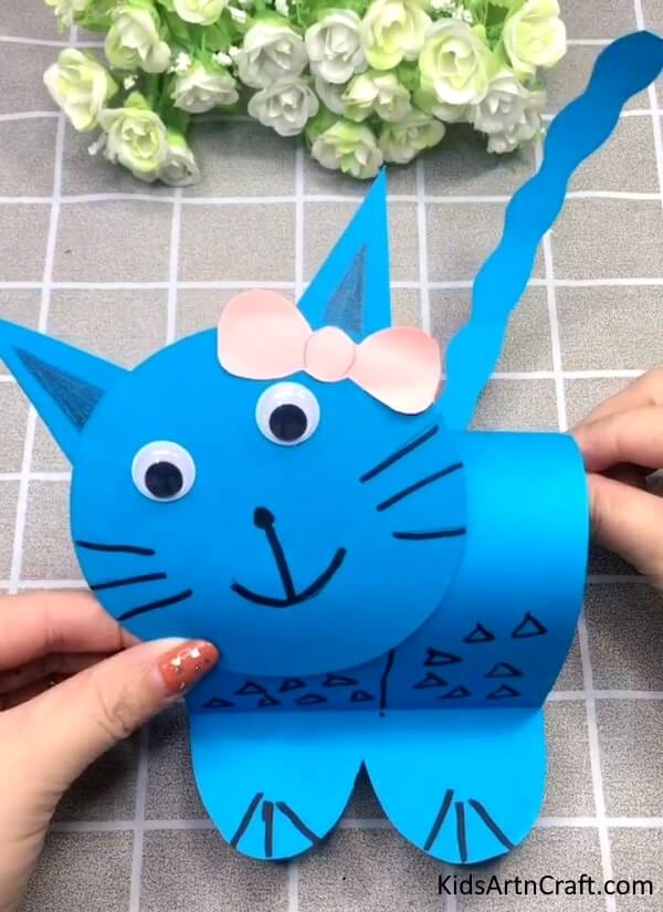 Amazing 3D Paper Cat Craft Ideas For Kids