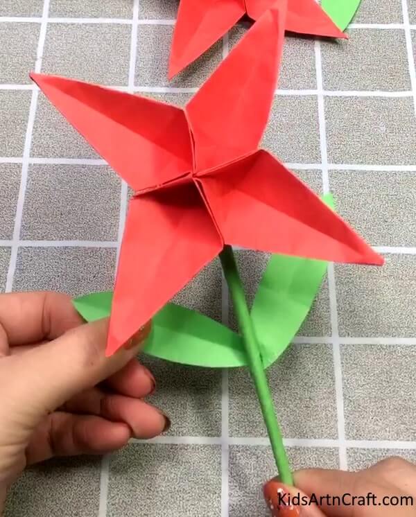 Learn How To Make Origami Star Flower Craft At Home