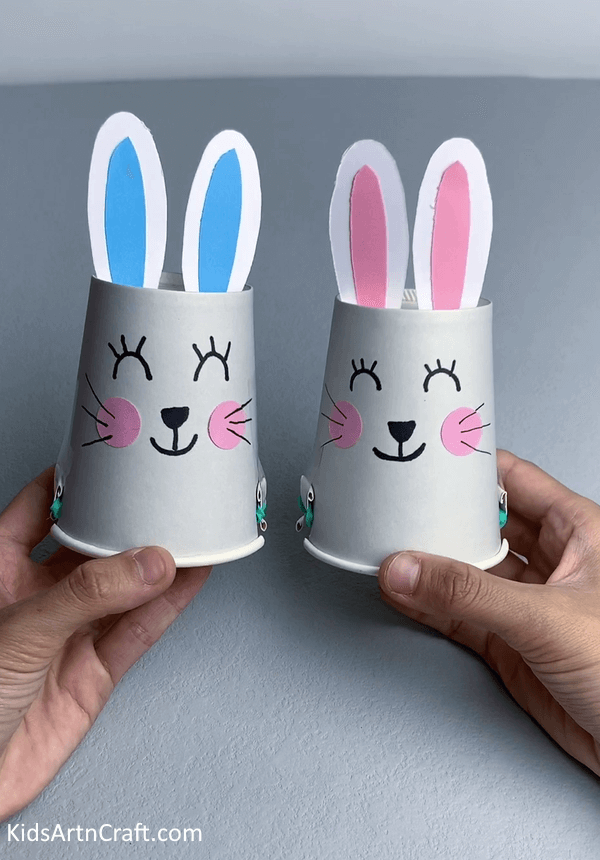 DIY Paper Cup Bunny Craft For Kids You'll Want To Make Too!