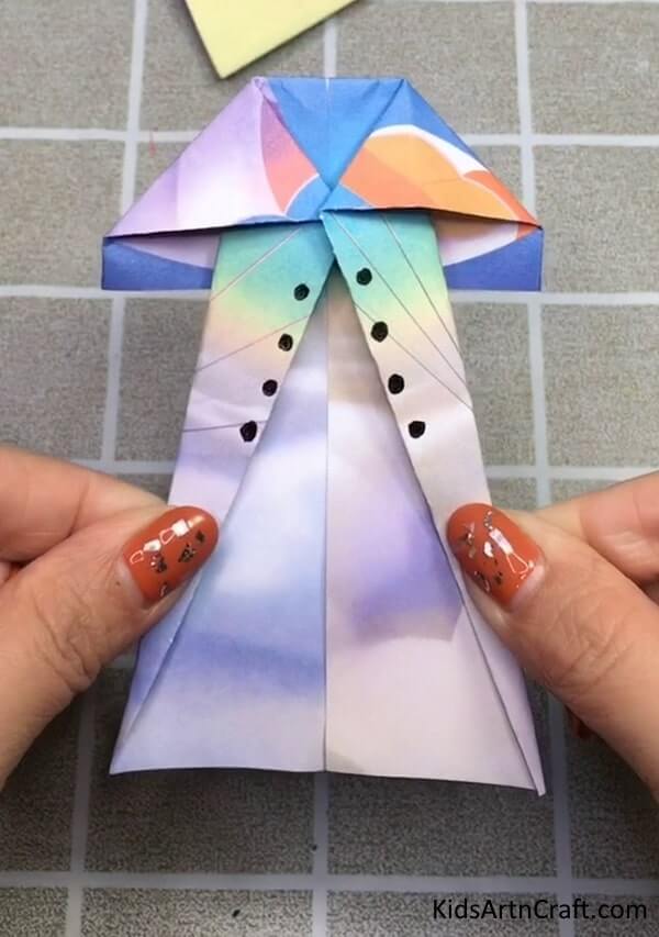 Amazing 3D Paper Activity To make Dress Craft For Kids