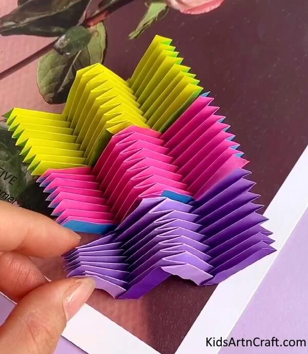 A Colorful Paper To Make Stress Relief Flower Craft For Kids