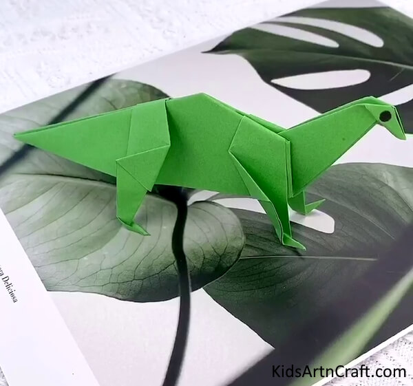 Amazing 3D Paper Dinosaur Craft For Kids