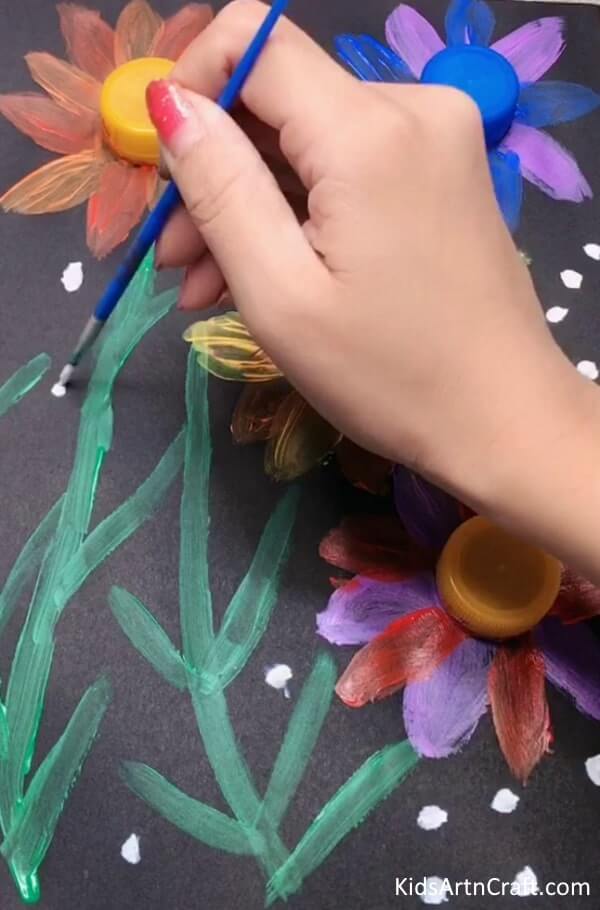 Handmade Flower Painting Art & Craft Ideas For Kids