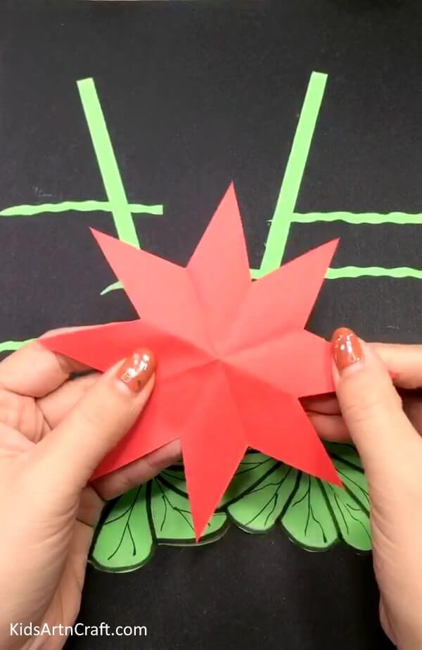 Cool art Of Paper Making Flower Craft For Children