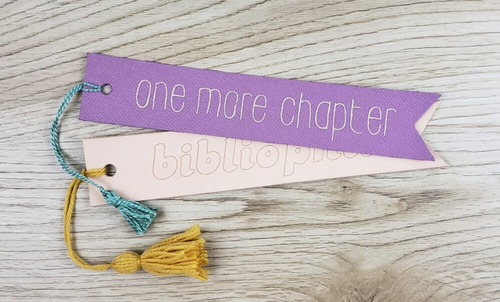 Leather Bookmark Craft Project With Cricut Maker