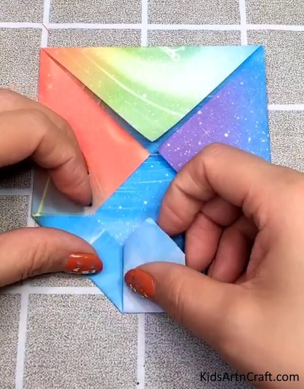 Step By Step To Make Paper Envelop Craft Idea For Children