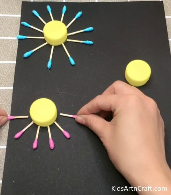 A Perfect Ideas To Make Flower Craft For Kids Using Cotton Buds
