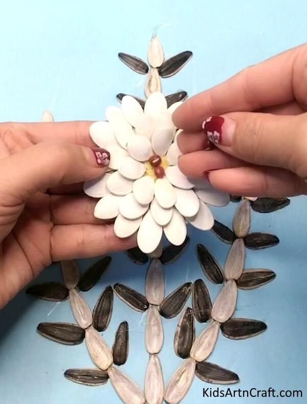 Unique Ideas Of Seeds To Make Flower Craft for Kids